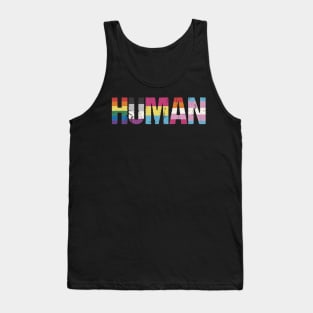 HUMAN - LGBTQIATTP Tank Top